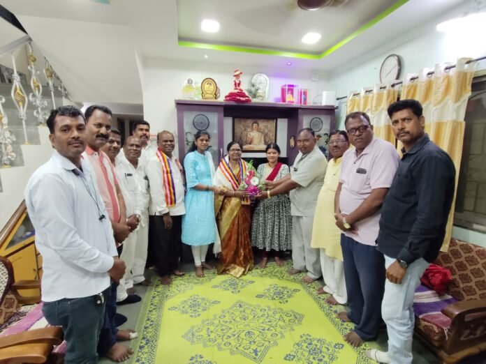 भारतीय बौद्ध महासभा, फलटण तालुका शाखेतर्फे नवनिर्वाचित महिला अध्यक्षा आयु. रंजना राजकुमार रणवरे यांचा सन्मान