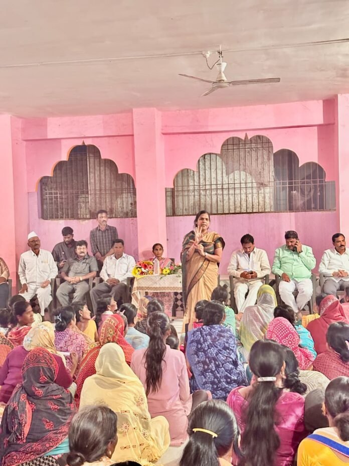 राजुरीत महिलांच्या सक्षमीकरणासाठी भव्य मेळावा; शासकीय योजनांचा थेट लाभ देण्यावर भर