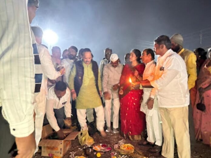 साखरवाडीत सर्वांगीण विकासाला गती — विविध विकासकामांचा भव्य शुभारंभ व भूमिपूजन सोहळा संपन्न