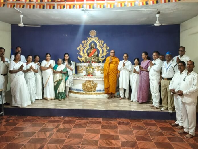 भारतीय बौद्ध महासभा शाखा फलटण तालुका आयोजित धम्मदीक्षा समारंभ उत्साहात व धम्ममय वातावरणात संपन्न