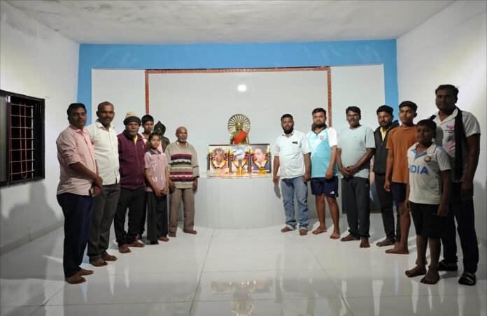 त्यागमूर्ती माता रमाई यांची जयंती ढवळ येथे भावपूर्ण वातावरणात उत्साहात साजरी