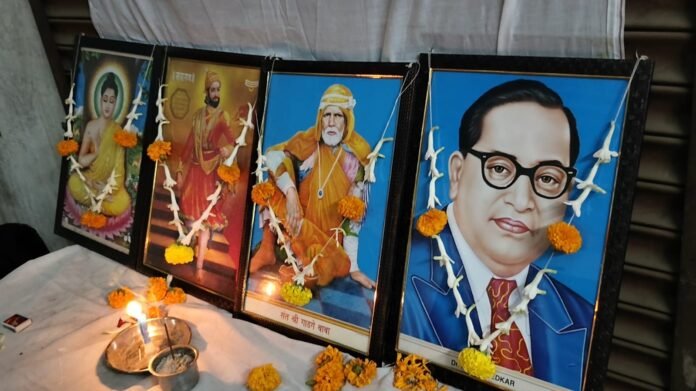 धम्ममित्र बालसंस्कार वर्गामार्फत सोमवार पेठ फलटण येथे छत्रपती शिवाजी महाराज व संत गाडगेबाबा जयंती साजरी