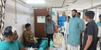 शंकर मार्केटमध्ये भ्याड हल्ला; जखमी हिरणवाळे बंधूंना अनिकेतराजे नाईक निंबाळकरांची रुग्णालयात भेट