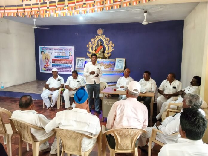भारतीय बौद्ध महासभा शाखा फलटण नूतन कार्यकारिणी निवड : अध्यक्षपदी भीमराव लोंढे तर सरचिटणीसपदी केशव ठोंबरे