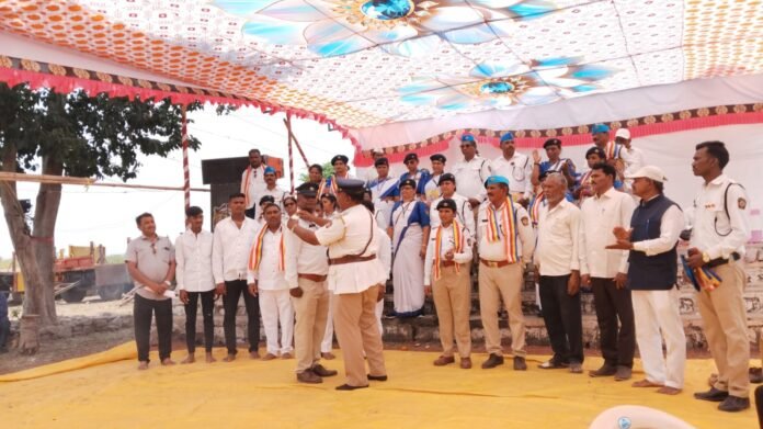 आंदोरी येथे समता सैनिक दला चा पदोन्नती सोहळा संपन्न