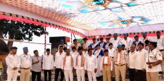 खंडाळा येथे समता सैनिक दलाकडून डॉ. बाबासाहेब आंबेडकरांना मानवंदना