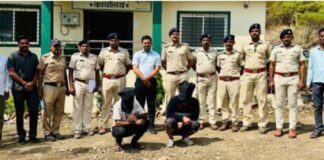 वाईत वनविभागाची धडक कारवाई : घोरपड व वन्यजीव अवयव तस्करीप्रकरणी दोघांना अटक