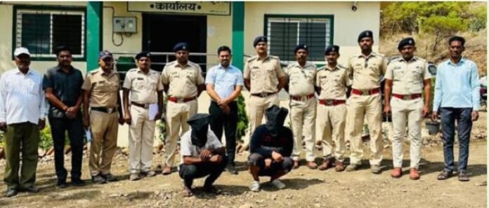 वाईत वनविभागाची धडक कारवाई : घोरपड व वन्यजीव अवयव तस्करीप्रकरणी दोघांना अटक