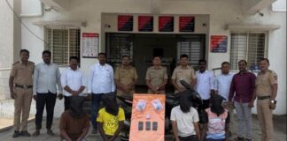 फिल्मी स्टाईल पाठलाग करत फलटण ग्रामीण पोलिसांनी चार सराईत आरोपींना गावठी पिस्टलसह जेरबंद केले