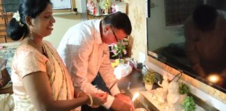 बहुजन समाज पक्षाचे शहराध्यक्ष विद्याधर किरतावडे यांचा वाढदिवस दुधेबावी येथे उत्साहात साजरा