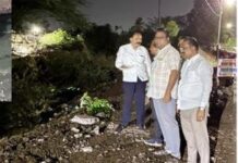 रात्रीच्या अचानक पाहणीने प्रशासनात खळबळ; पालखी मार्ग व ‘नमो उद्यान’ कामांना नगराध्यक्षांचे गतीचे निर्देश