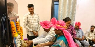 आयु. विठ्ठल निकाळजे व आयुनि छाया गायकवाड यांचा कृतज्ञता गौरव मानपत्र प्रदान सोहळा संपन्न