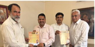 मंगेश चिवटे यांची श्रीमंत संजीवराजे नाईक-निंबाळकर यांना सदिच्छा भेट; फलटणात आरोग्यसेवा विस्तारावर चर्चा