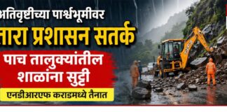 अतिवृष्टीच्या पार्श्वभूमीवर सातारा प्रशासन सतर्क; पाच तालुक्यांतील शाळांना सुट्टी, एनडीआरएफ कराडमध्ये तैनात