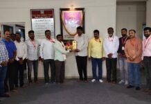 पीएच.डी. पदवी संपादनाबद्दल प्रा. योगेश खरात यांचा सत्कार