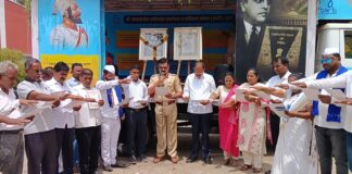 भारतीय संविधानामुळे शेतकऱ्याच्या मुलालाही उच्च पद गाठता आले” – उपविभागीय पोलीस अधिकारी धन्यकुमार गोडसे; फलटणमध्ये संविधान दिंडीचे उत्साहात स्वागत