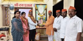 इंदापूर तालुक्यातील निमसाखर गावांमध्ये गुरुपौर्णिमा अति उत्साहात साजरी