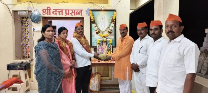 इंदापूर तालुक्यातील निमसाखर गावांमध्ये गुरुपौर्णिमा अति उत्साहात साजरी
