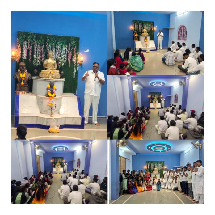 श्रावणी पौर्णिमेनिमित्त विडणीत धम्मप्रवचनाचे आयोजन