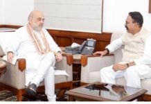 दिल्लीत रणजितसिंह नाईक निंबाळकर यांची केंद्रीय गृहमंत्री अमित शहा यांच्याशी सदिच्छा भेट; सातारा–सोलापूरच्या विकास प्रश्नांवर सविस्तर चर्चा