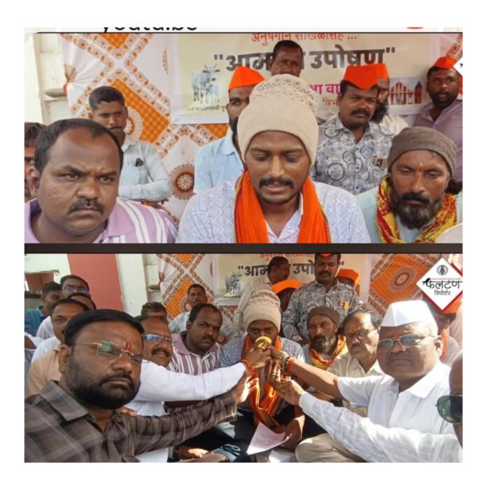 अखेर कत्तलखाना बंदचे मुख्याधिकाऱ्यांचे आदेश; अक्षय तावरे यांच्या उपोषणाला यश