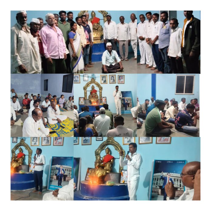 मलवडी येथे वर्षावास धम्म प्रवचन उत्साहात