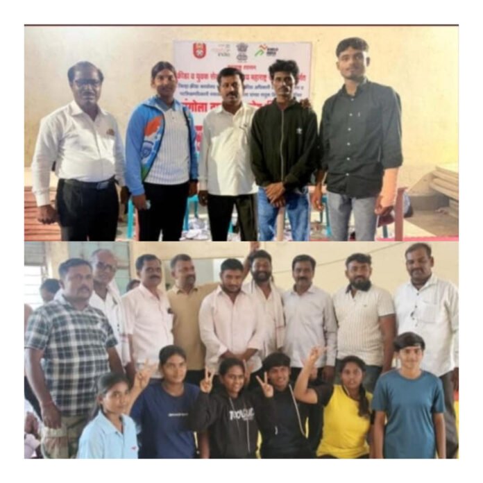 हलदहिवडी विद्यालयाच्या विद्यार्थ्यांची कुस्ती व तायक्वांदो स्पर्धेत दमदार कामगिरी; जिल्हास्तरीय स्पर्धेसाठी निवड