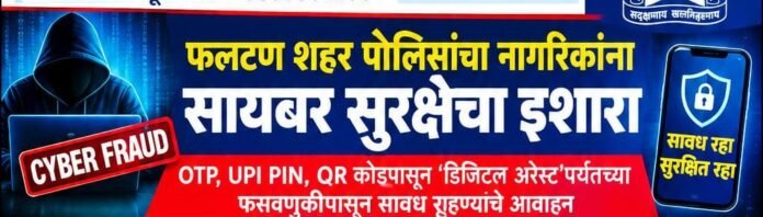 फलटण शहर पोलिसांचा नागरिकांना सायबर सुरक्षेचा इशारा