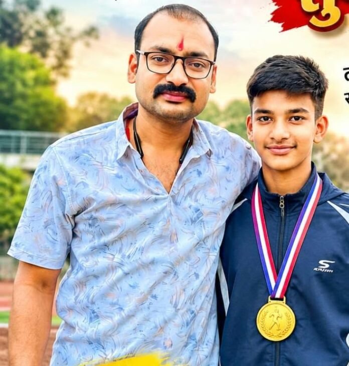रत्नागिरीच्या डेरवणमध्ये शौर्य किरण जाधवचा सुवर्णवेध! थाळीफेकमध्ये विक्रमी कामगिरी; राज्यस्तरीय स्पर्धेसाठी निवड, फलटणच्या शिरपेचात मानाचा तुरा!